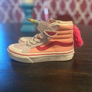 Like new girls size 12 unicorn vans